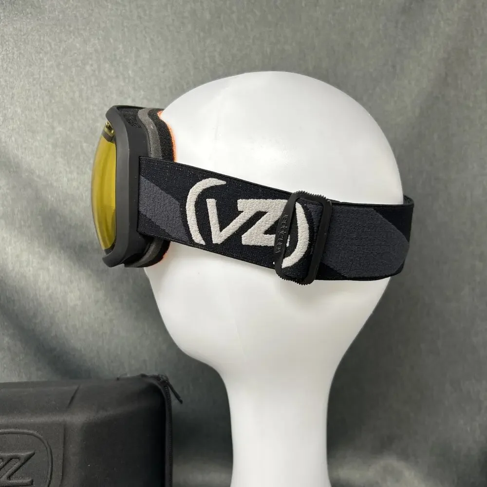 VonZipper Skylab Frostbyte Limited Edition Snow Goggles Black Case Yellow Lens